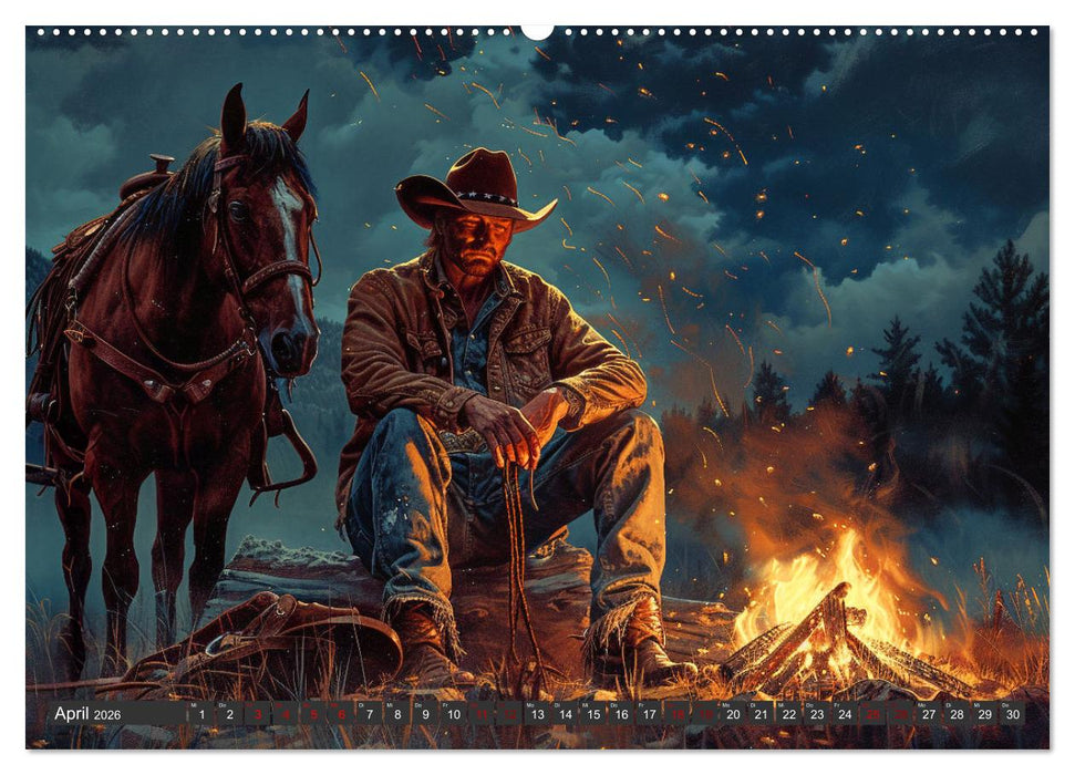 Pferde, Staub und Freiheit (CALVENDO Wandkalender 2026)