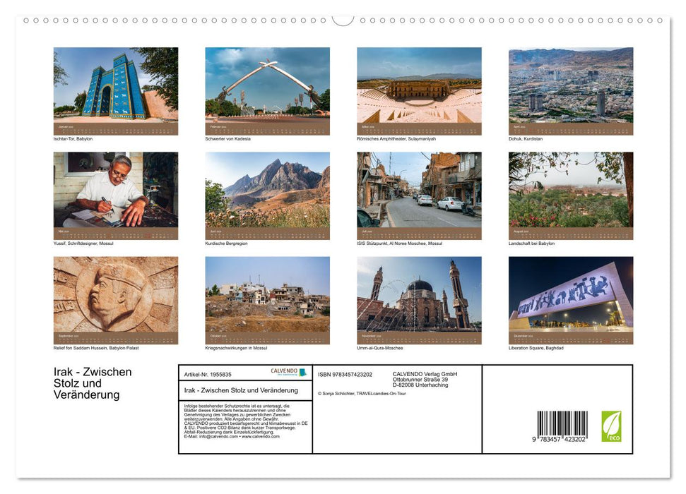Irak - Zwischen Stolz und Veränderung (CALVENDO Premium Wandkalender 2026)