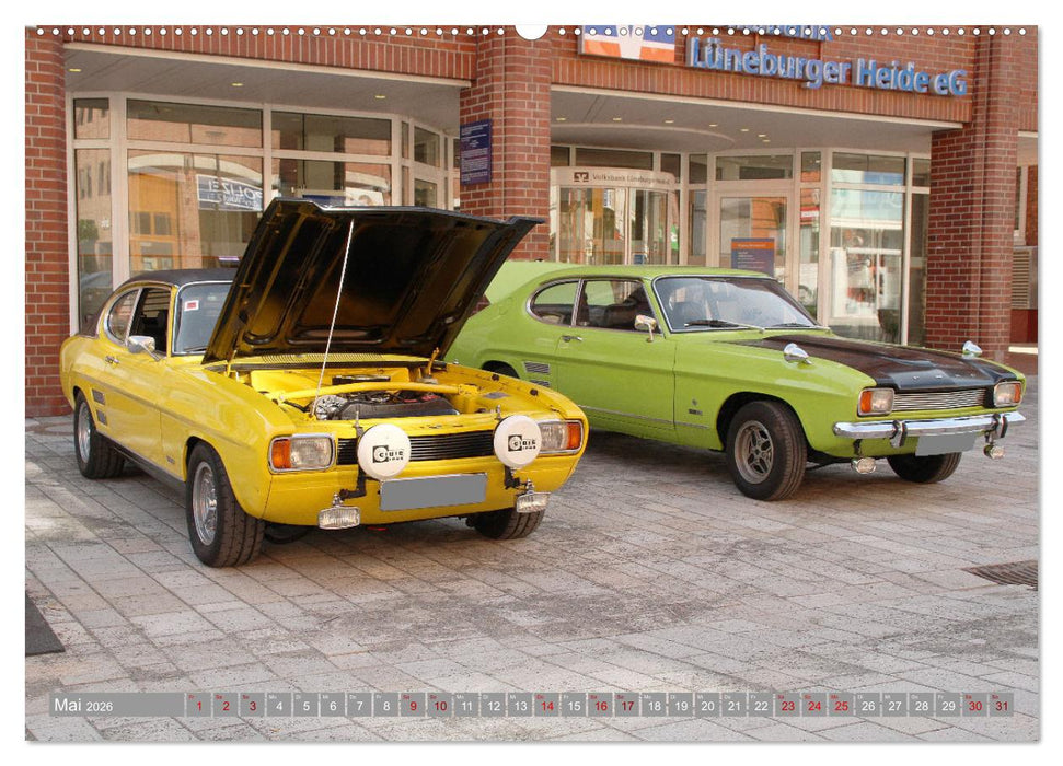 Autoklassiker Ford vom A-Model bis Thunderbird (CALVENDO Premium Wandkalender 2026)