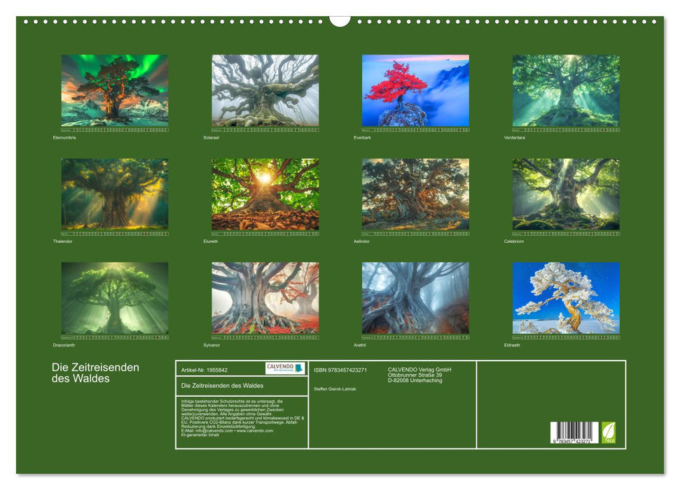 Die Zeitreisenden des Waldes (CALVENDO Wandkalender 2026)