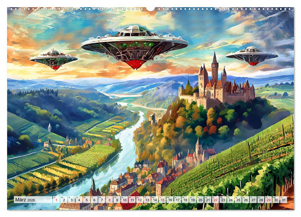 Besuch von einem anderen Stern (CALVENDO Wandkalender 2026)