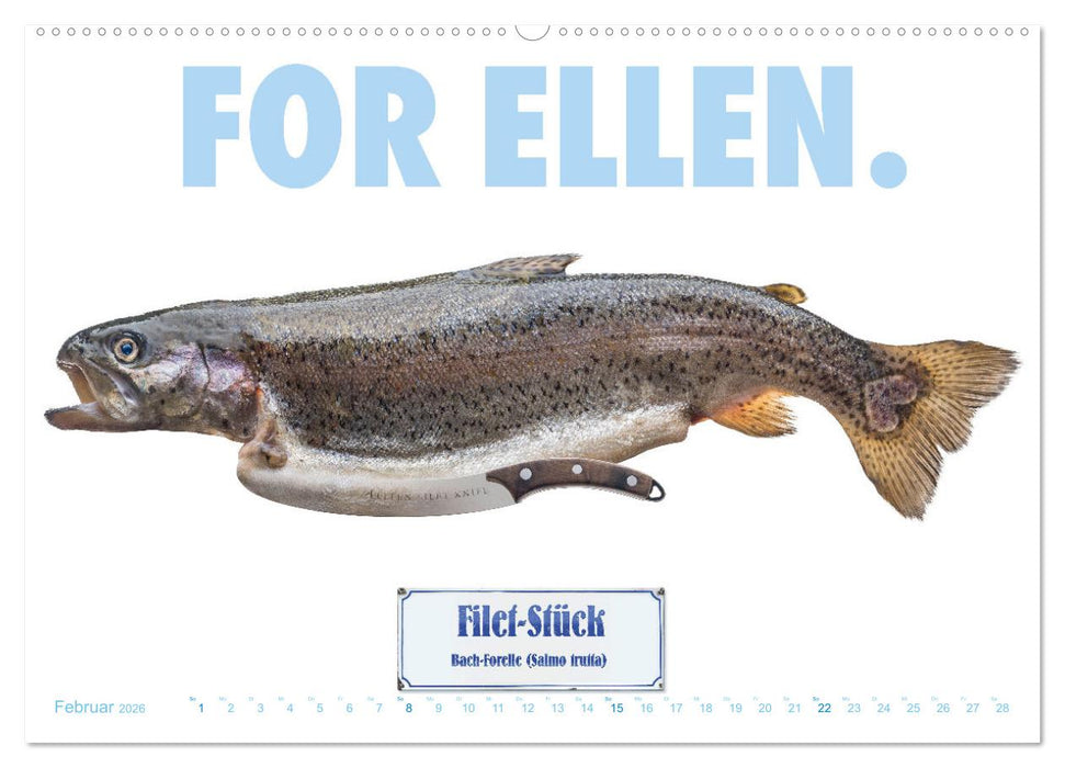 FiSH! · Der ultimative Küchenkalender (CALVENDO Premium Wandkalender 2026)