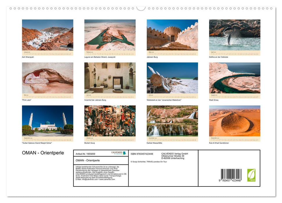 OMAN - Orientperle (CALVENDO Premium Wandkalender 2026)