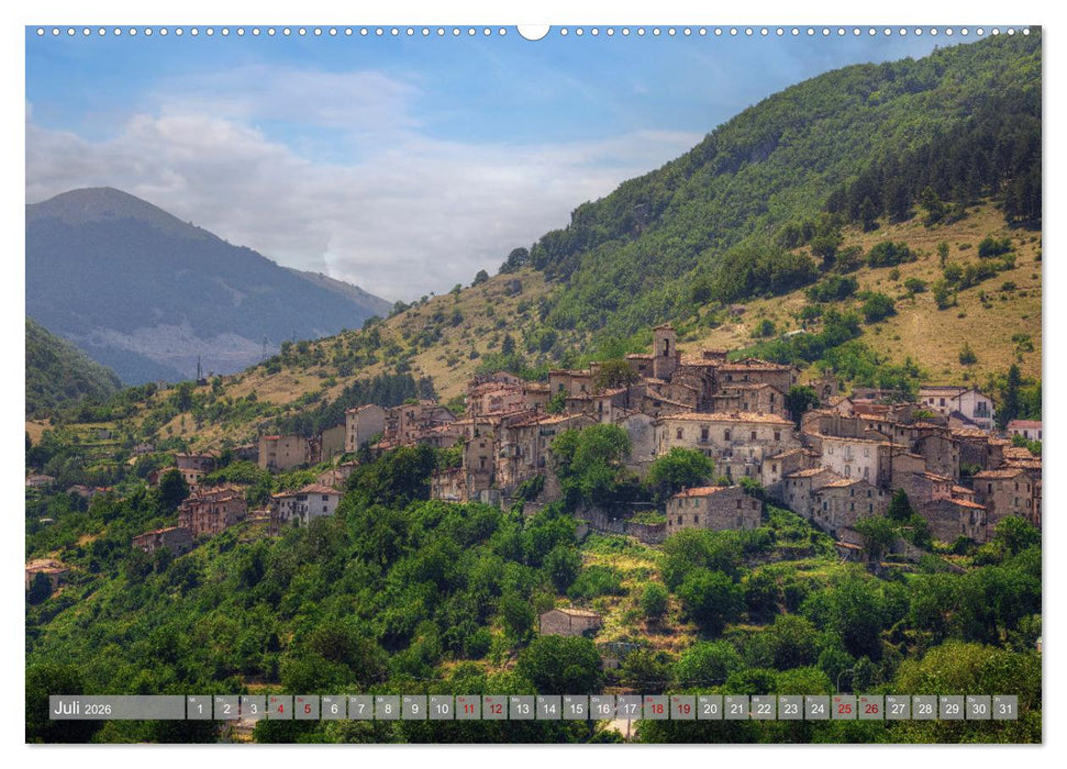 Abruzzen - Die wilde Mitte Italiens (CALVENDO Premium Wandkalender 2026)