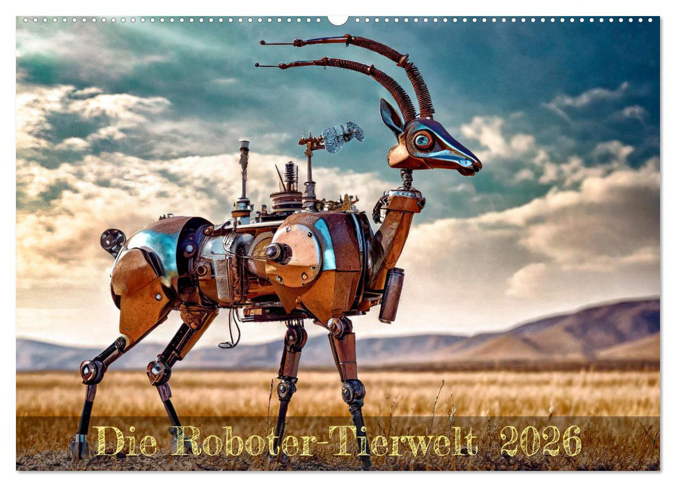 Die Roboter-Tierwelt (CALVENDO Wandkalender 2026)