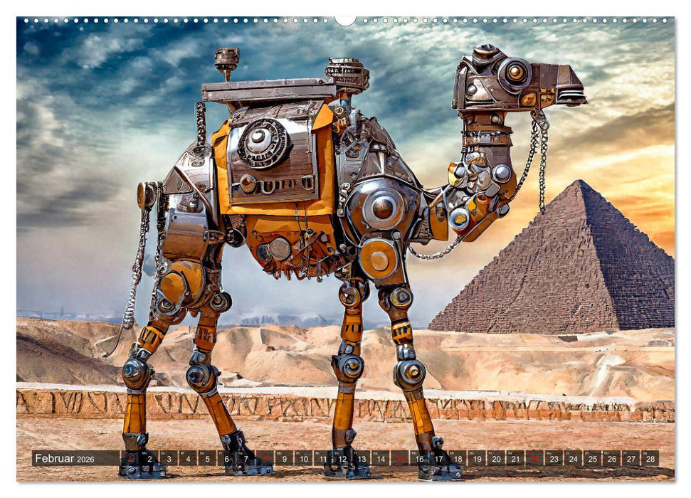 Die Roboter-Tierwelt (CALVENDO Wandkalender 2026)