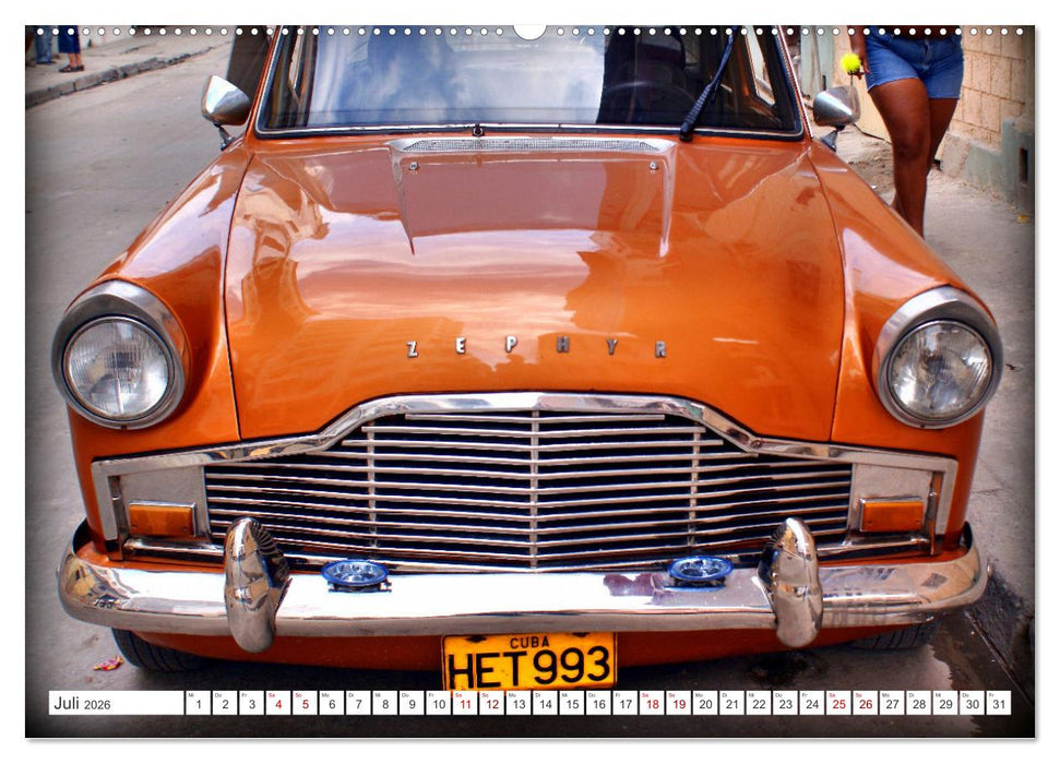 ZEPHYR - Ein britischer Ford in Kuba (CALVENDO Premium Wandkalender 2026)