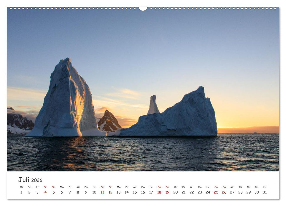 Antarktische Halbinsel (CALVENDO Premium Wandkalender 2026)