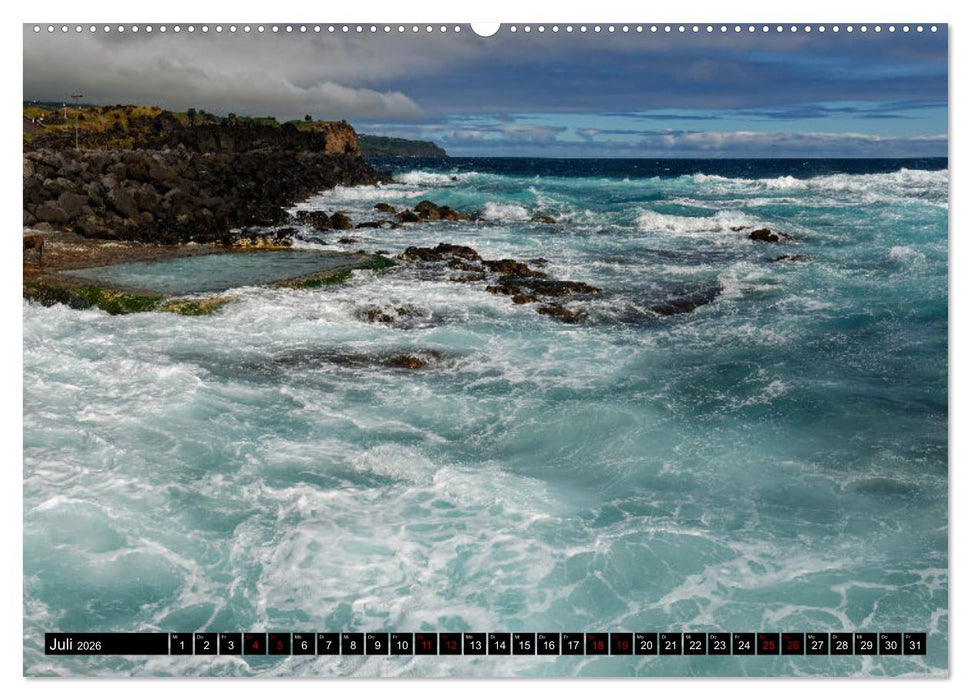 Sao Miguel Azoren - Vulkanisch geprägte Trauminsel im Atlantik (CALVENDO Premium Wandkalender 2026)