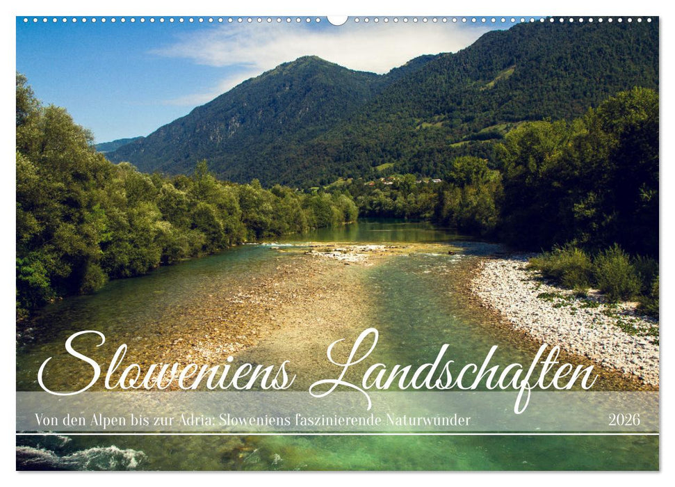 Slowenische Landschaften (CALVENDO Wandkalender 2026)