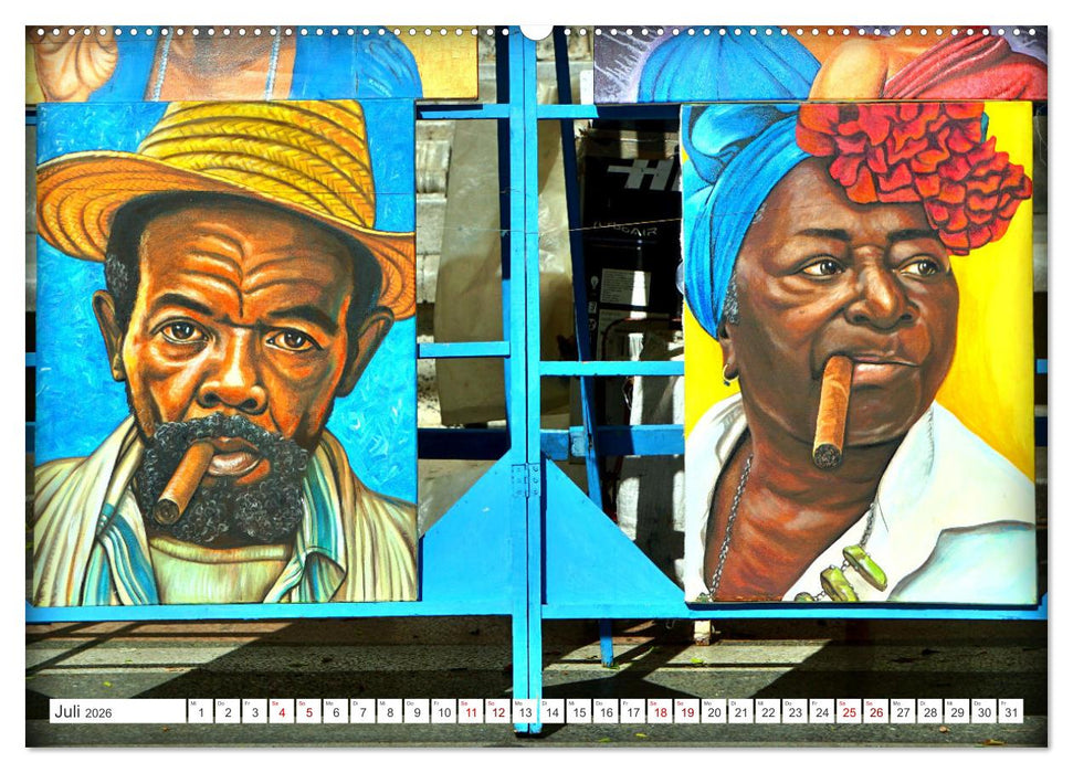 Zigarrenland - Blauer Dunst in Kuba (CALVENDO Premium Wandkalender 2026)