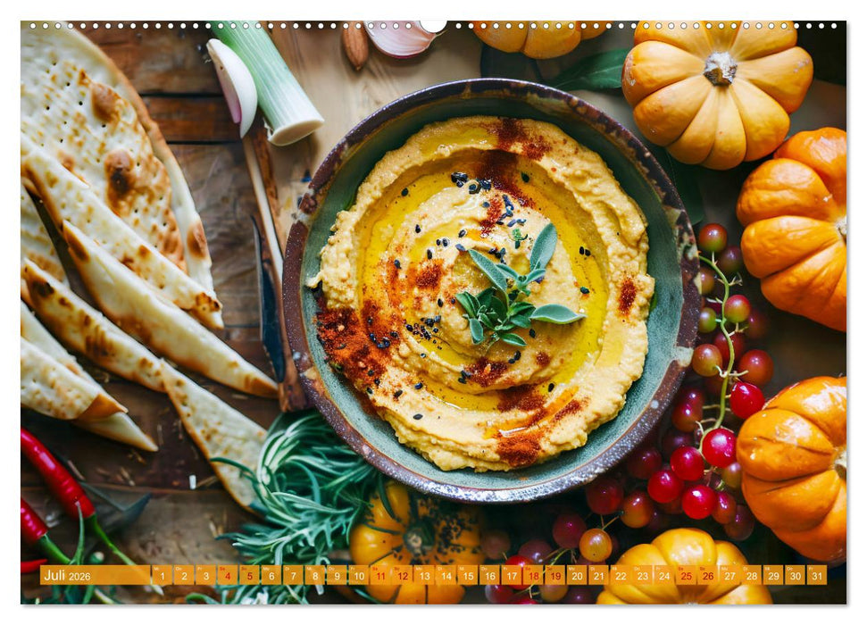 Alles Kürbis oder was?! - Kulinarische Ideen rund um den Kürbis (CALVENDO Premium Wandkalender 2026)