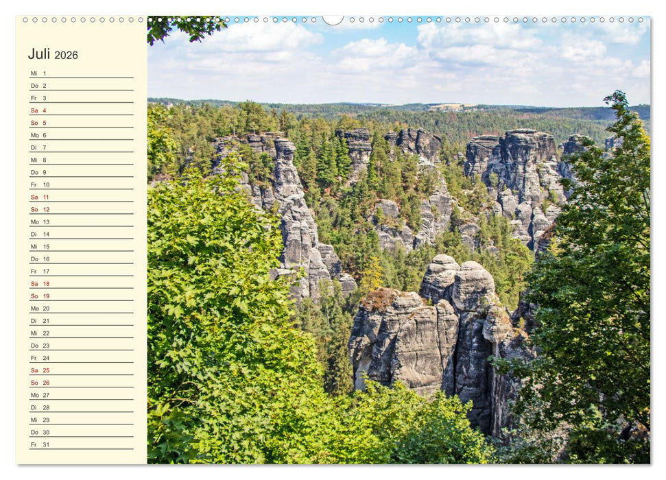 Dresden Terminplaner (CALVENDO Premium Wandkalender 2026)