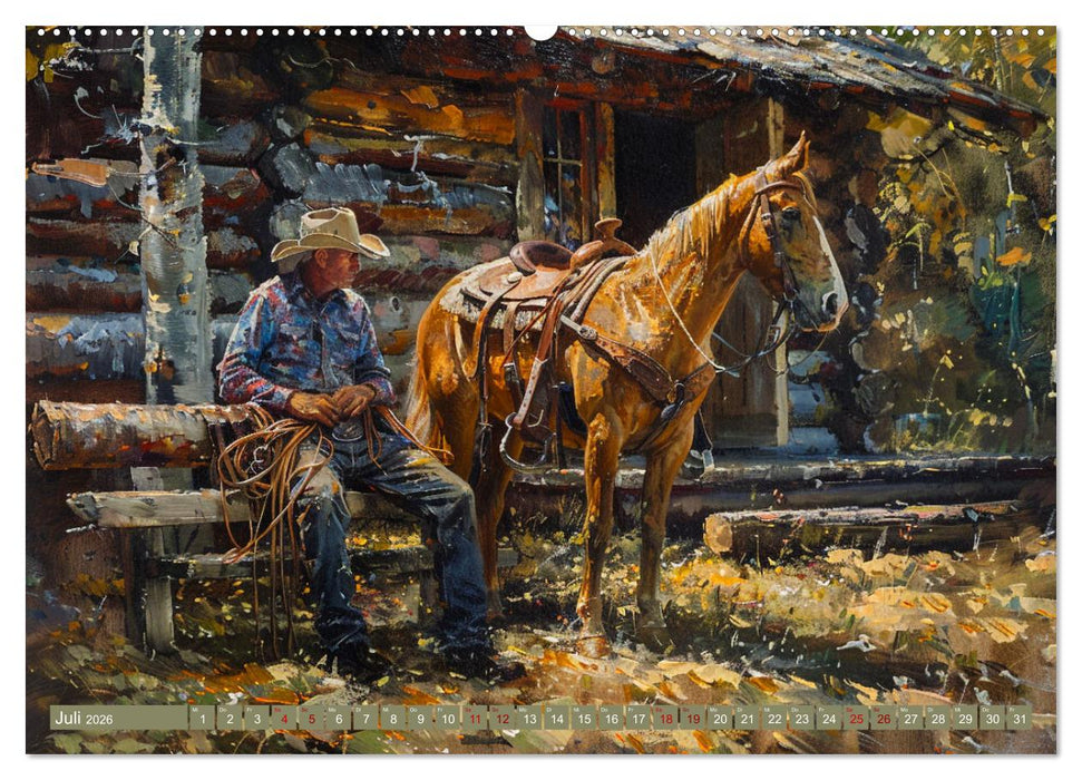 Pferde, Staub und Freiheit (CALVENDO Premium Wandkalender 2026)