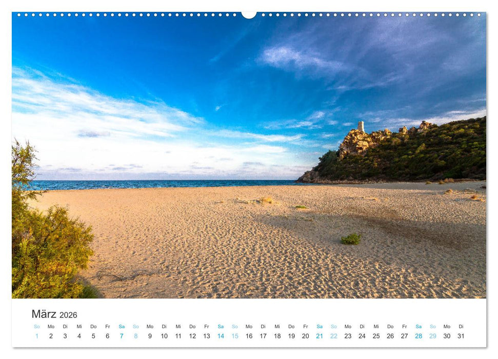 Sardinien - Impressionen Einer Mittelmeerperle (CALVENDO Wandkalender 2026)