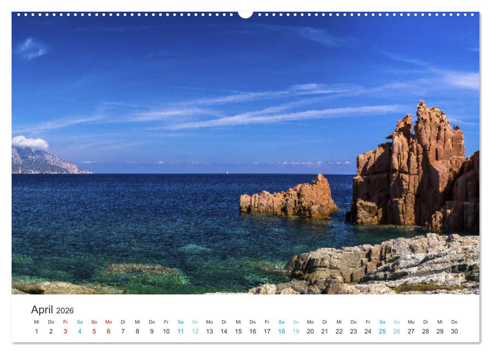 Sardinien - Impressionen Einer Mittelmeerperle (CALVENDO Wandkalender 2026)