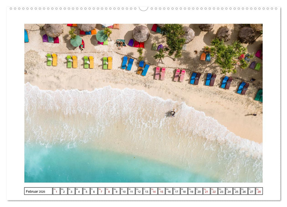 Traumstrände - Naturparadiese aus aller Welt (CALVENDO Premium Wandkalender 2026)