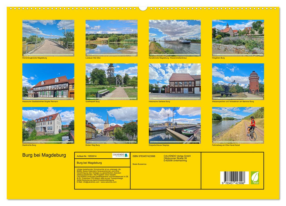 Burg bei Magdeburg (CALVENDO Premium Wandkalender 2026)