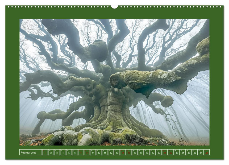 Die Zeitreisenden des Waldes (CALVENDO Premium Wandkalender 2026)