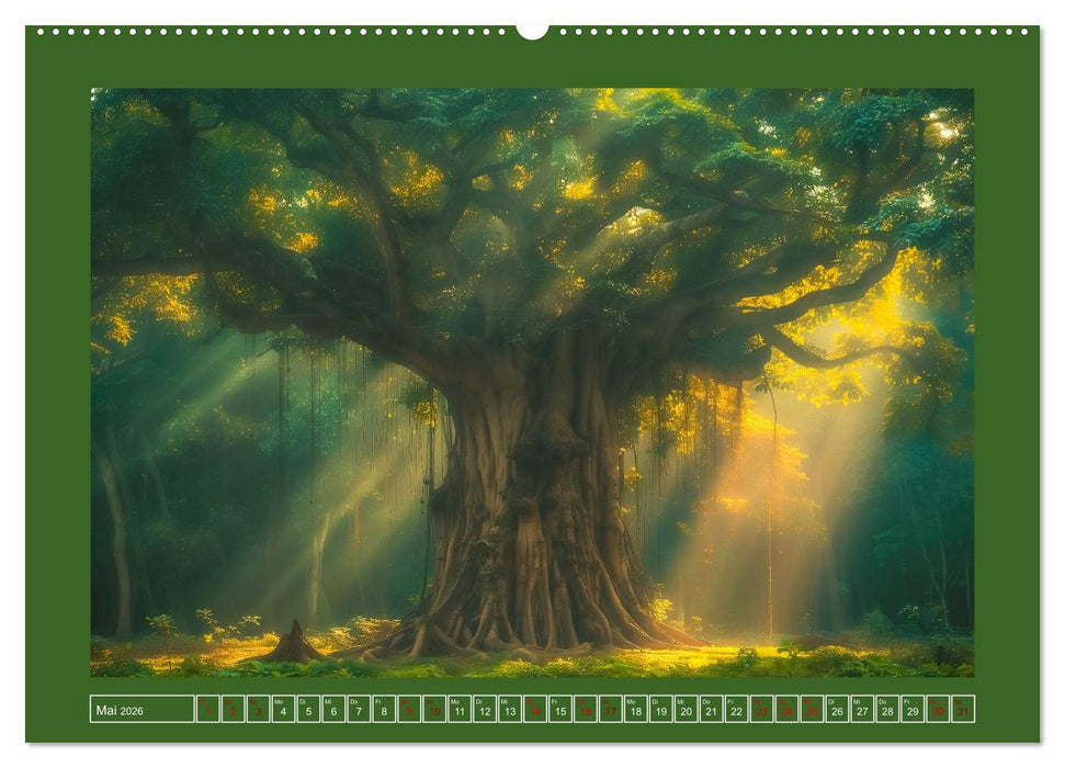 Die Zeitreisenden des Waldes (CALVENDO Premium Wandkalender 2026)
