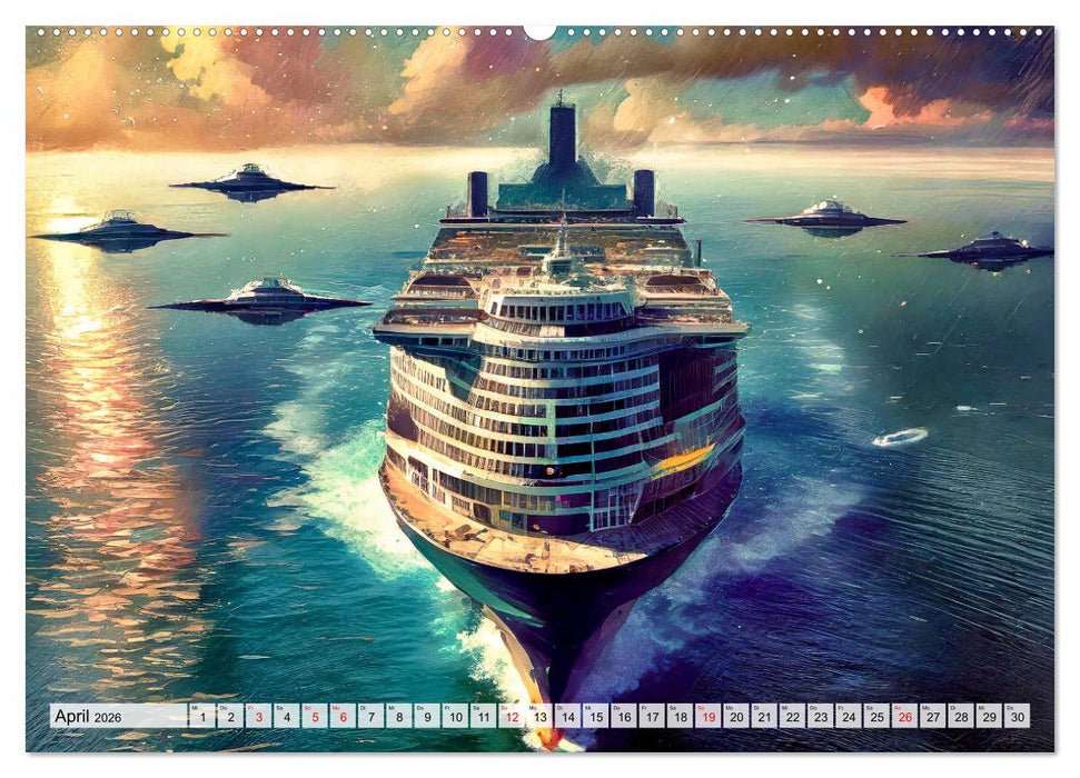 Besuch von einem anderen Stern (CALVENDO Premium Wandkalender 2026)