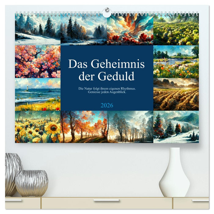 Das Geheimnis der Geduld (CALVENDO Premium Wandkalender 2026)