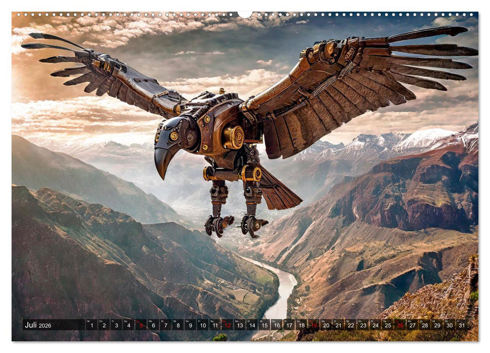 Die Roboter-Tierwelt (CALVENDO Premium Wandkalender 2026)