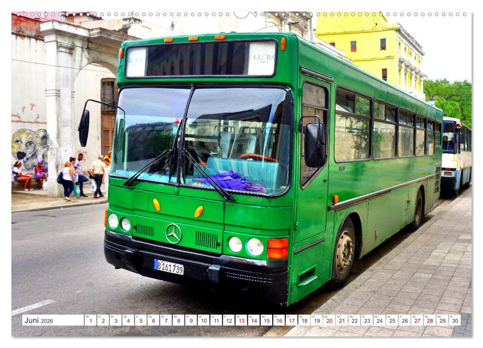 Stern-Mobile - Nutzfahrzeuge von Mercedes-Benz auf Kuba (CALVENDO Premium Wandkalender 2026)