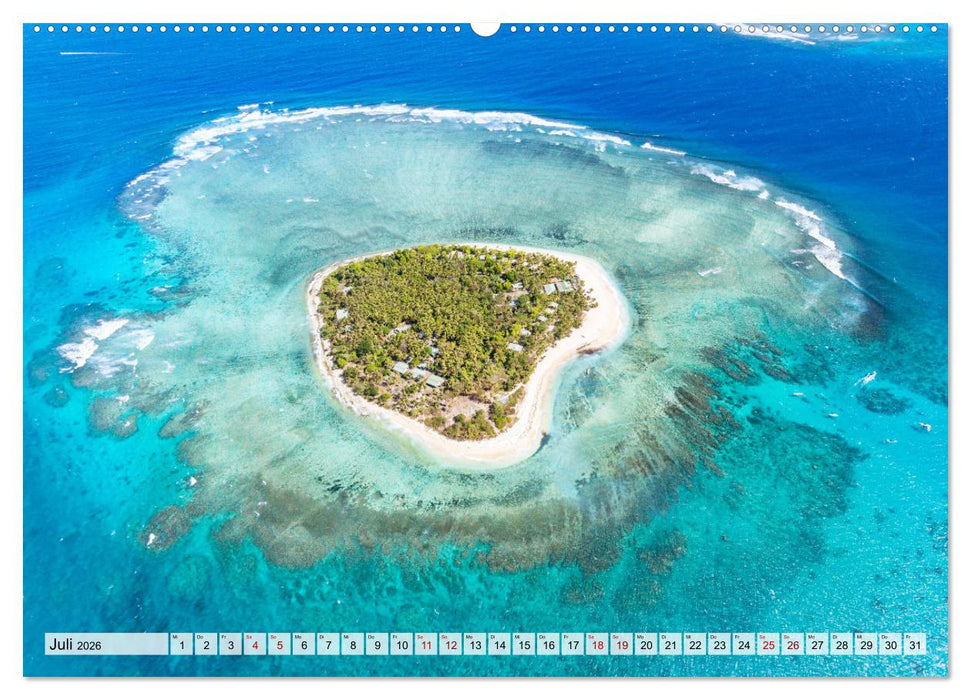 Südsee Inseln - Eine Reise ins Paradies (CALVENDO Premium Wandkalender 2026)