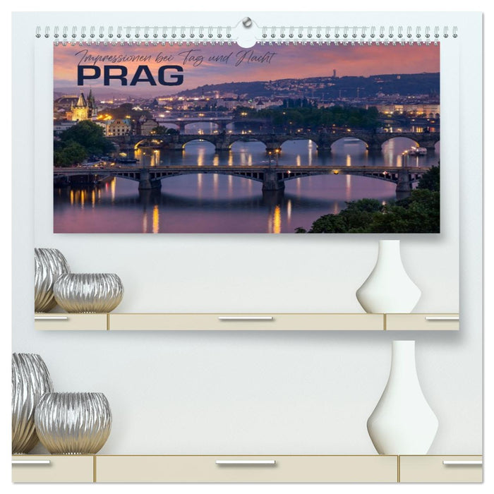 PRAG Impressionen bei Tag und Nacht (CALVENDO Premium Wandkalender 2026)