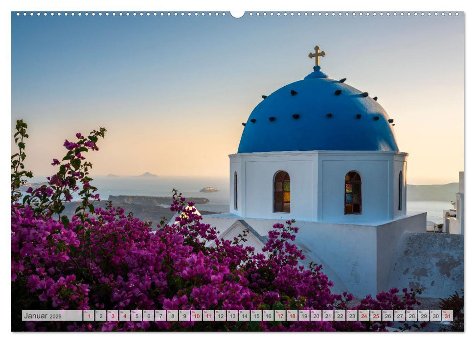 Wunderbares Santorini - Matteo Colombo (CALVENDO Premium Wandkalender 2026)