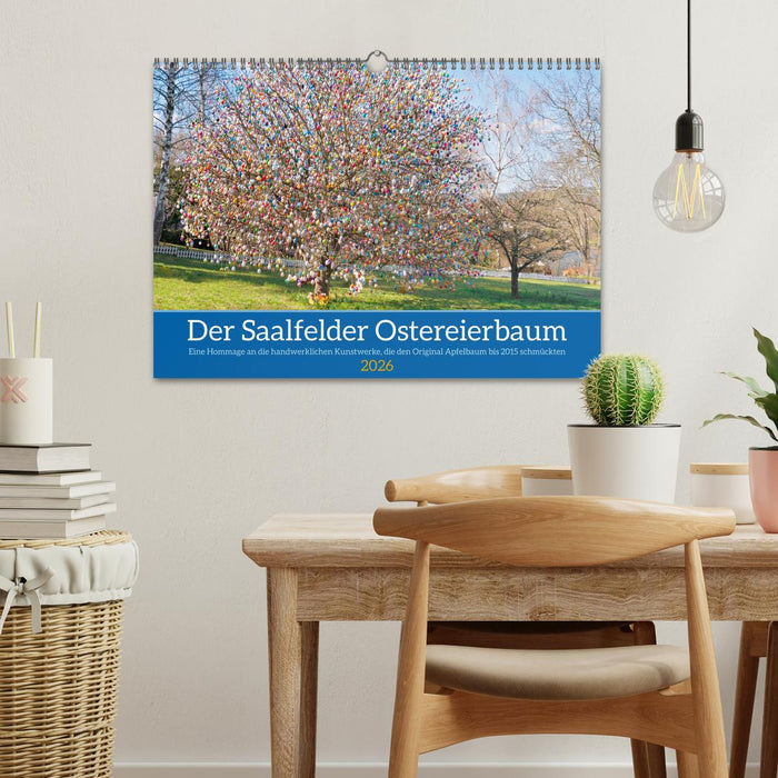 Der Saalfelder Ostereierbaum (CALVENDO Wandkalender 2026)