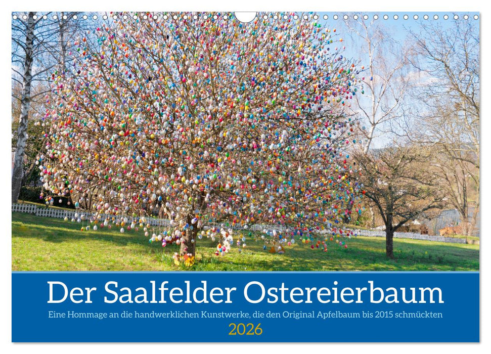 Der Saalfelder Ostereierbaum (CALVENDO Wandkalender 2026)