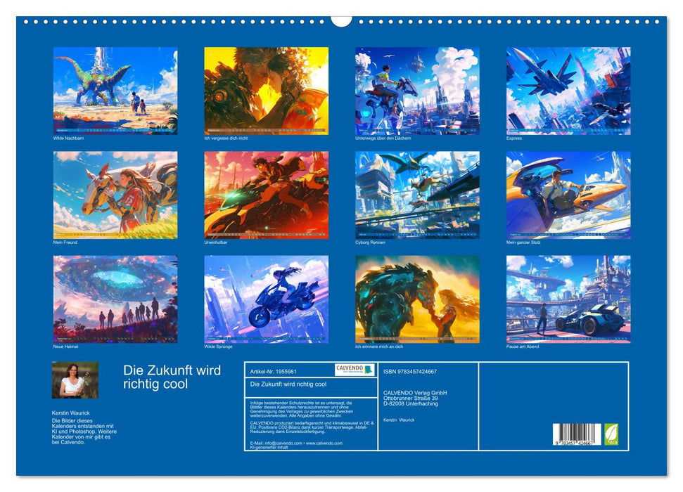 Die Zukunft wird richtig cool (CALVENDO Wandkalender 2026)
