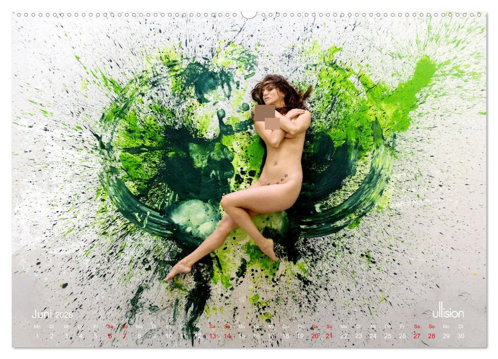 Farbspiele - unberührt (CALVENDO Premium Wandkalender 2026)