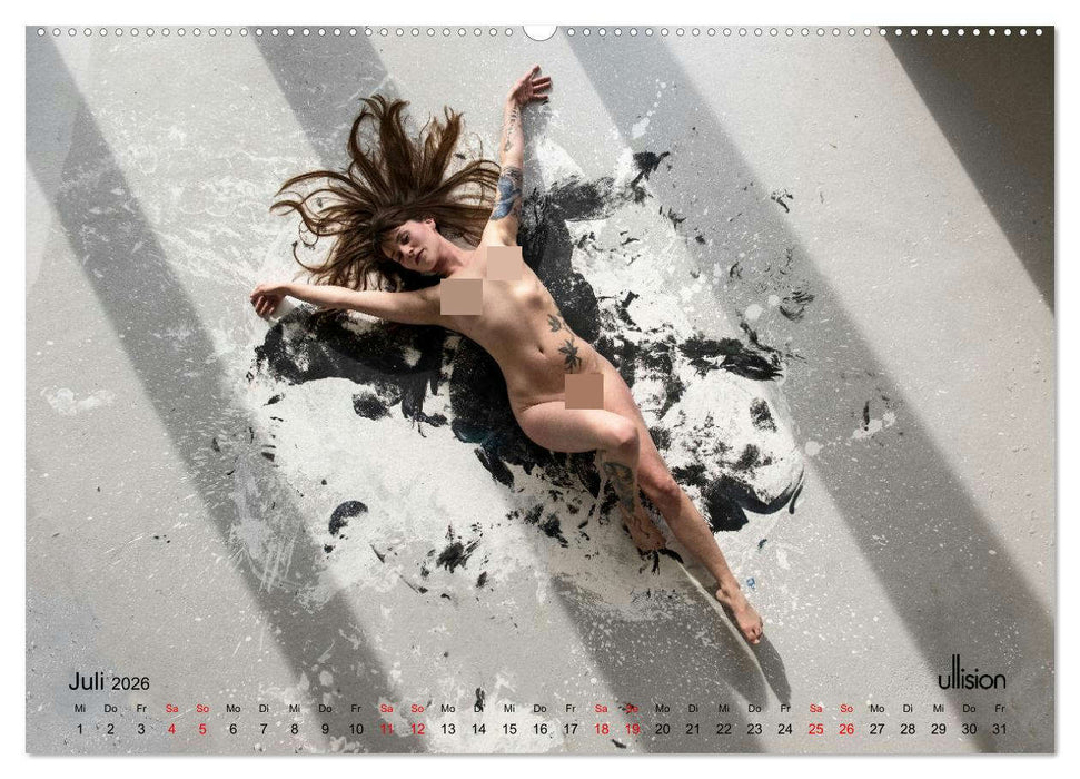 Farbspiele - unberührt (CALVENDO Premium Wandkalender 2026)