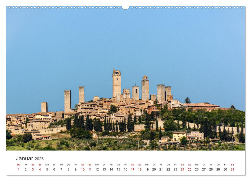 Südliche Toskana (CALVENDO Premium Wandkalender 2026)