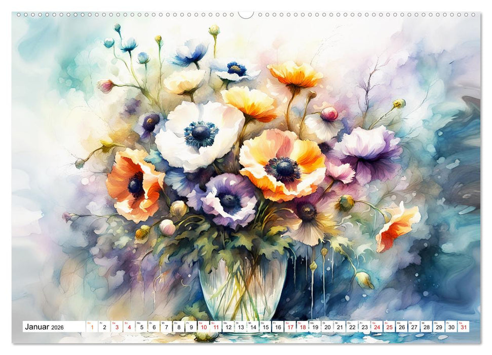Blumenbuketts (CALVENDO Wandkalender 2026)