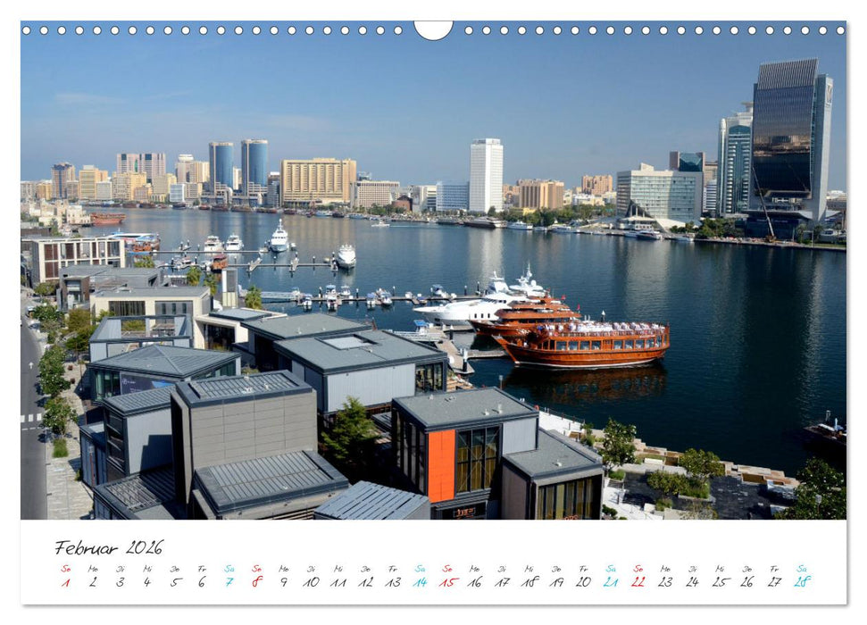 Dubai, die Stadt der Superlative. (CALVENDO Wandkalender 2026)
