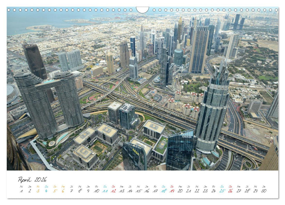 Dubai, die Stadt der Superlative. (CALVENDO Wandkalender 2026)