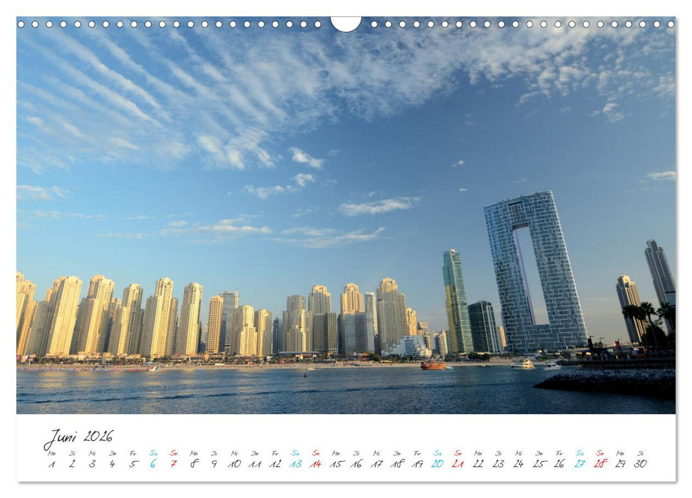 Dubai, die Stadt der Superlative. (CALVENDO Wandkalender 2026)
