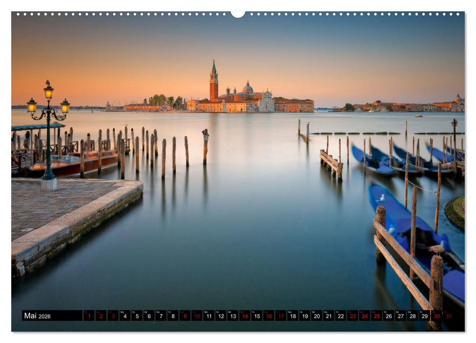 Sehnsuchtsort Venedig (CALVENDO Premium Wandkalender 2026)