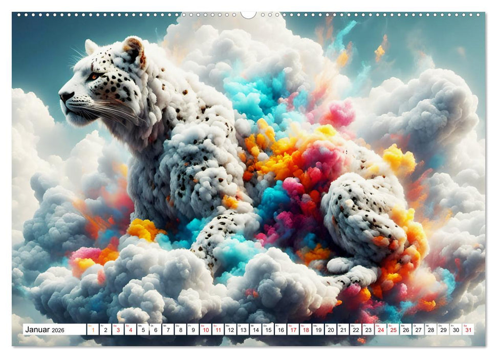 Wolkenkreaturen (CALVENDO Premium Wandkalender 2026)