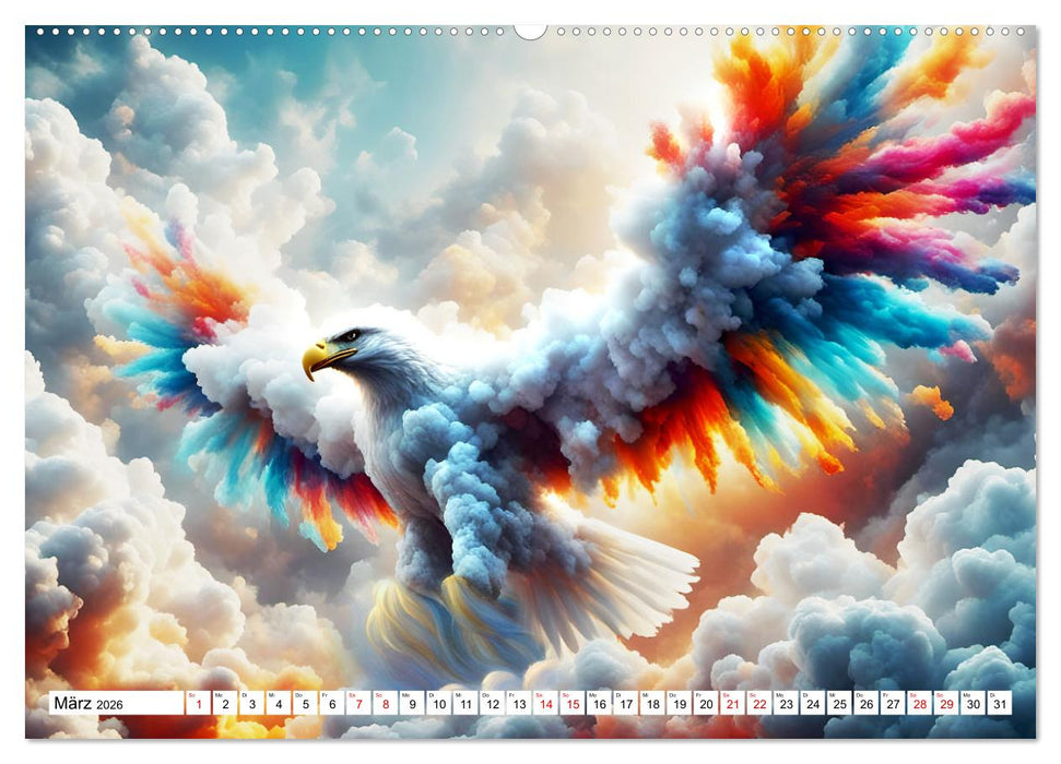 Wolkenkreaturen (CALVENDO Premium Wandkalender 2026)