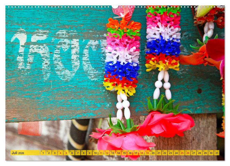 Farbenfrohes Thailand (CALVENDO Premium Wandkalender 2026)