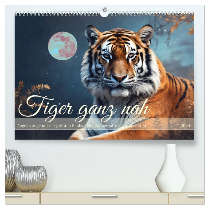 Tiger ganz nah (CALVENDO Premium Wandkalender 2026)
