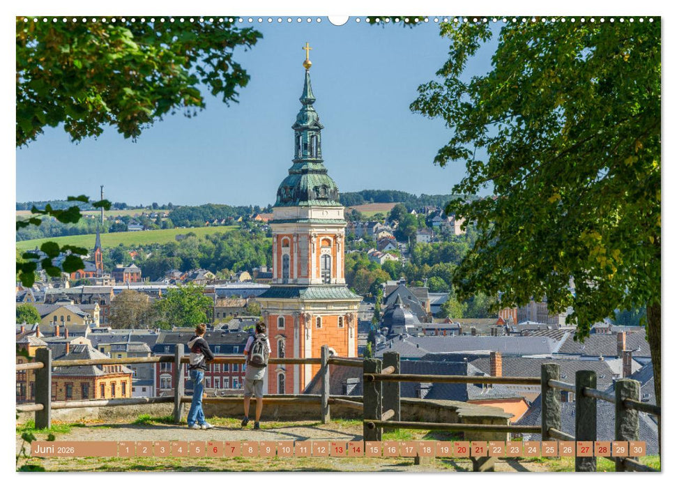 Greiz - Perle an der weißen Elster in Thüringen (CALVENDO Wandkalender 2026)