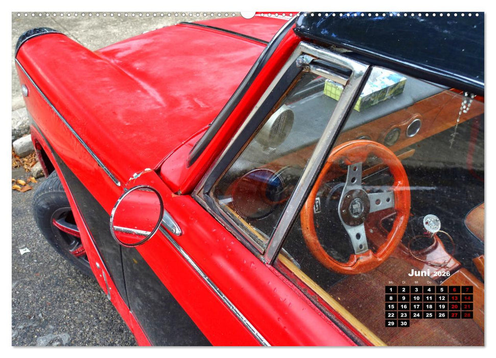 Triumph Herald - Ein britischer Klassiker in Havanna (CALVENDO Premium Wandkalender 2026)
