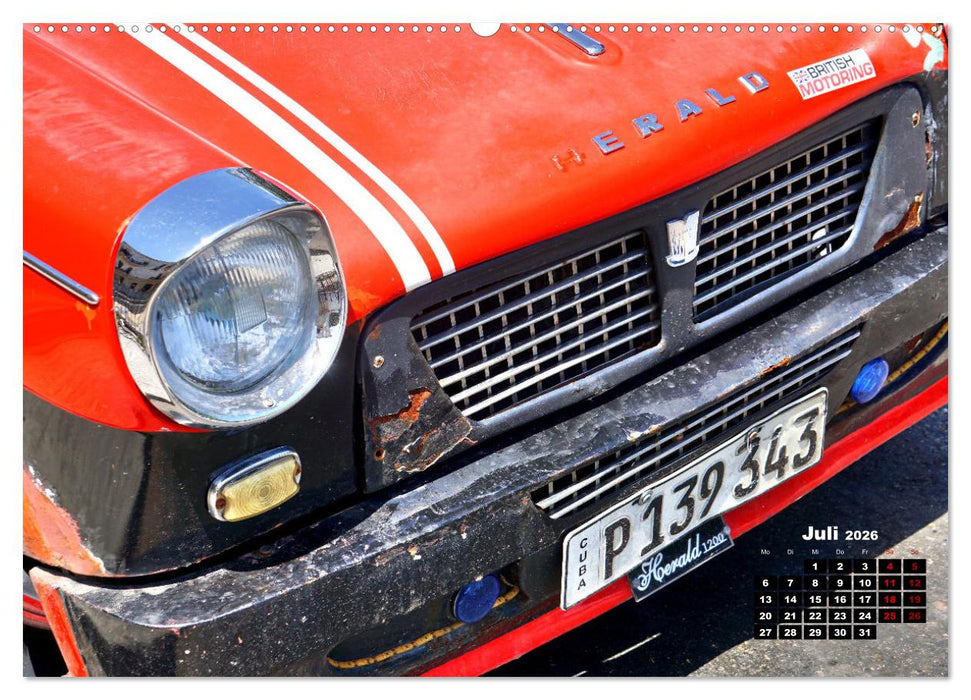 Triumph Herald - Ein britischer Klassiker in Havanna (CALVENDO Premium Wandkalender 2026)