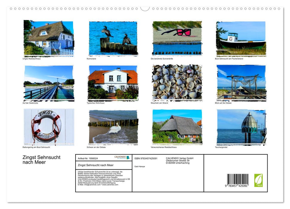 Zingst Sehnsucht nach Meer (CALVENDO Premium Wandkalender 2026)